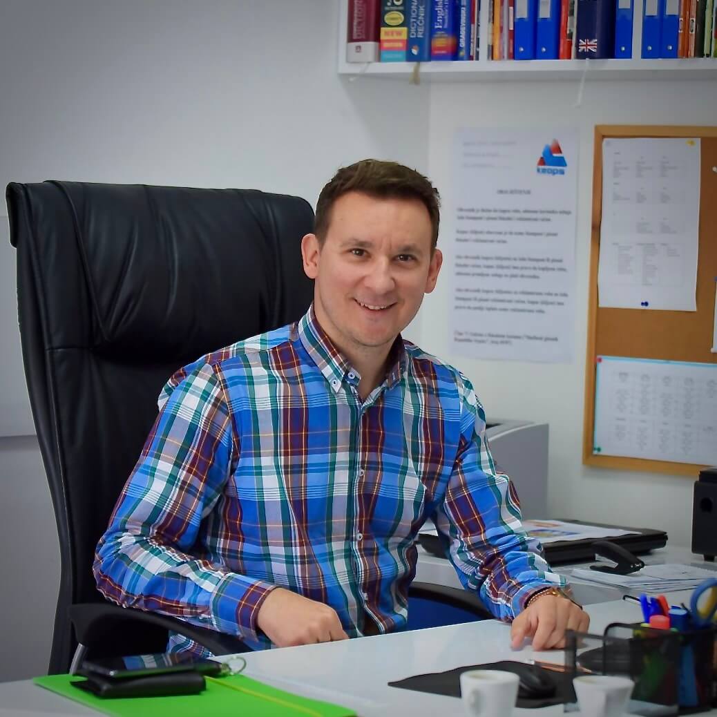 Vladimir Novaković, osnivač i vlasnik škole Anglos